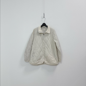 코오롱 퀼팅 숏 경량 자켓