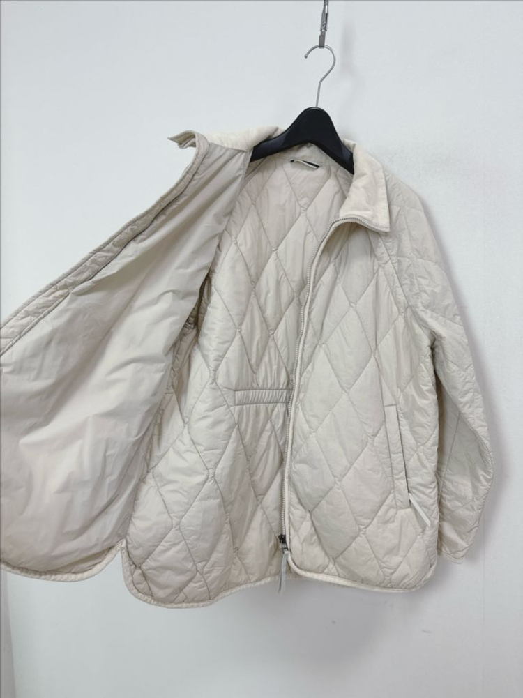 코오롱 퀼팅 숏 경량 자켓--3