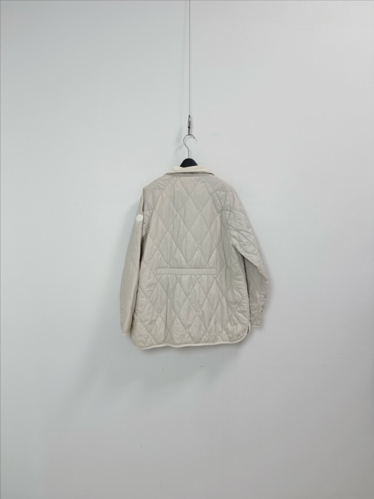 코오롱 퀼팅 숏 경량 자켓--7