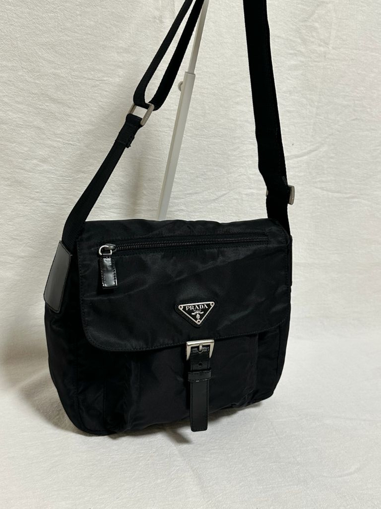 (컨디션 최상)정품 프라다 포코노 나일론 주우재백 크로스백 메신저백 숄더백--2