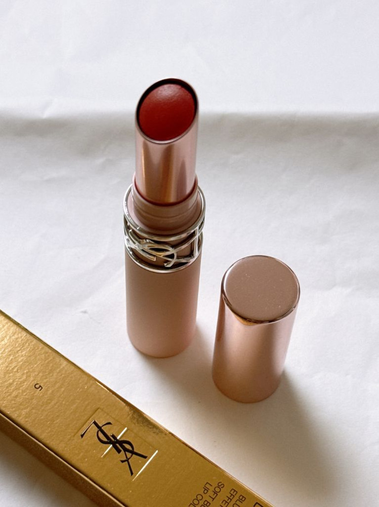 입생로랑 립스틱 러브누드 립 블러셔 5호 새제품--1