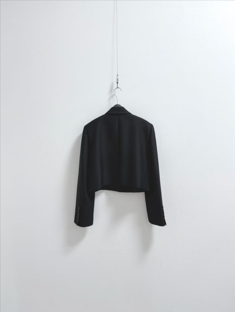 R2W 샵레디투웨어 울 실크 크롭 자켓--4