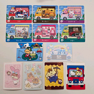 정품 동물의숲 산리오 아미보카드 일판 올클 판매합니다 이미지