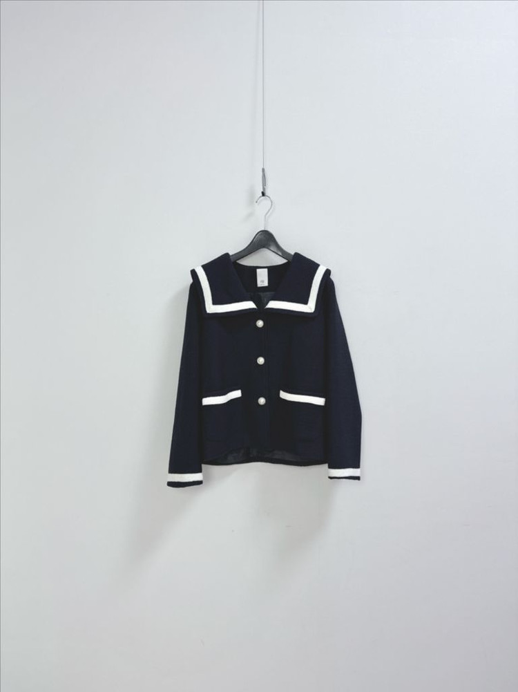 마이무이 부클 트위드 자켓--2