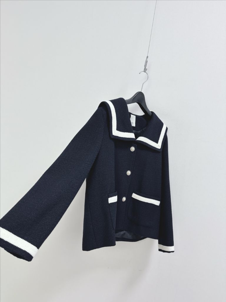 마이무이 부클 트위드 자켓--4