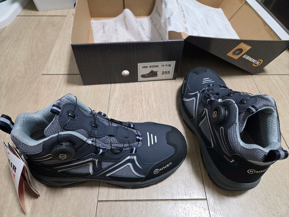 힘맨 HM-806N 다이얼 안전화 255mm 새상품 이미지