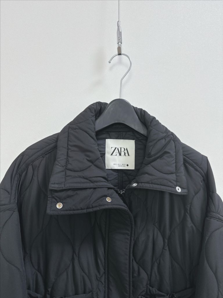 자라 퀼티드 점퍼 퀼팅 자켓--1