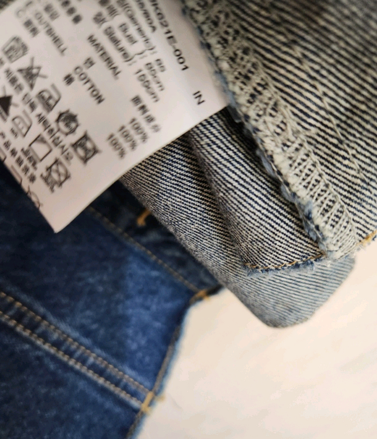 (새상품)쥬시쥬디 크롭 데님자켓 55~66사이즈--7