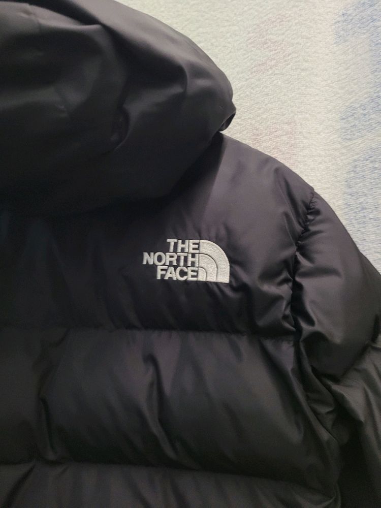 노스페이스 후드 롱패딩 아동 130 새상품급--4