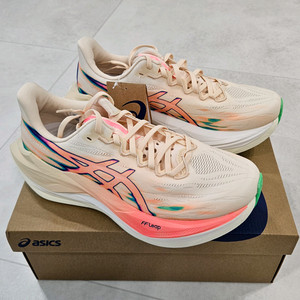 아식스 슈퍼블라스트3 265mm 새상품 씨쉘 썬 코랄