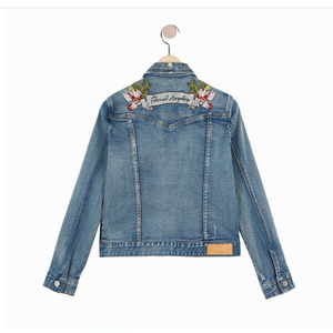 써스데이 아일랜드 플라워 자수 데님 자켓 44~55사이즈