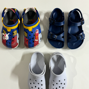 크록스 키즈, 버켄스탁 키즈 c13 190사이즈 3켤레 일괄