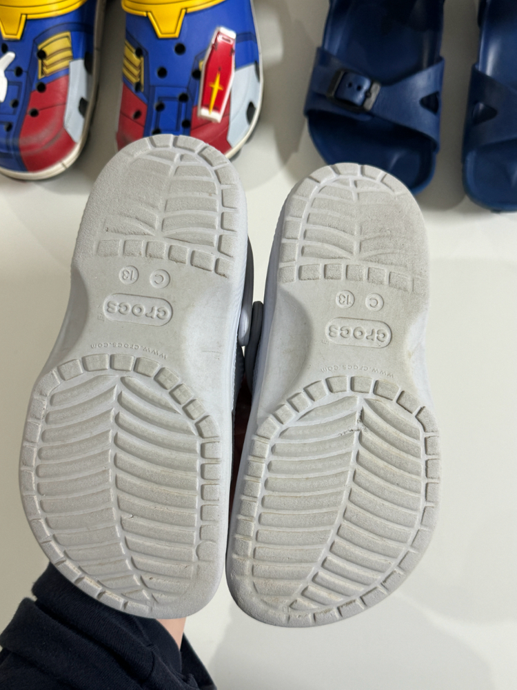 크록스 키즈, 버켄스탁 키즈 c13 190사이즈 3켤레 일괄--1