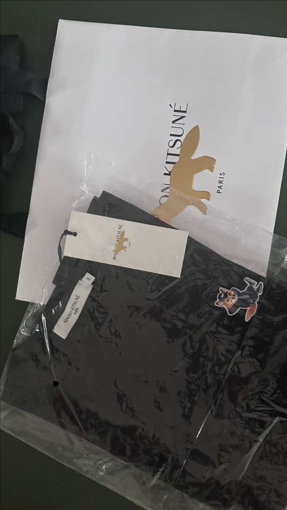 (새상품) 메종키츠네 폭스 패치 반팔 티셔츠 XS 이미지