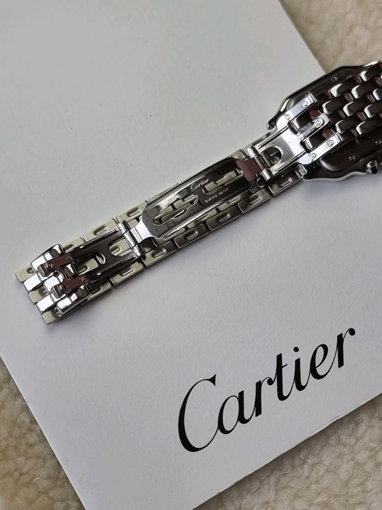 까르띠에 팬더 스틸 미디움 M 쿼츠 남녀공용 시계 04년--4