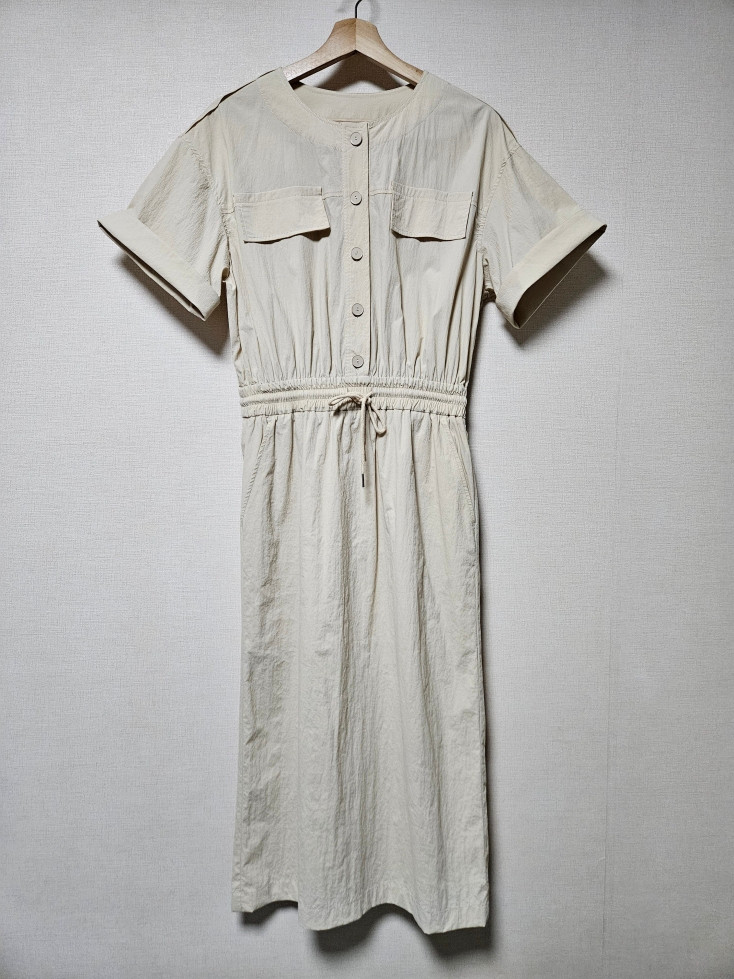 온앤온 on&on 링클 롱 원피스 55사이즈--3