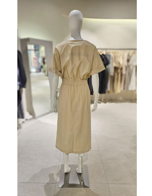 온앤온 on&on 링클 롱 원피스 55사이즈--2