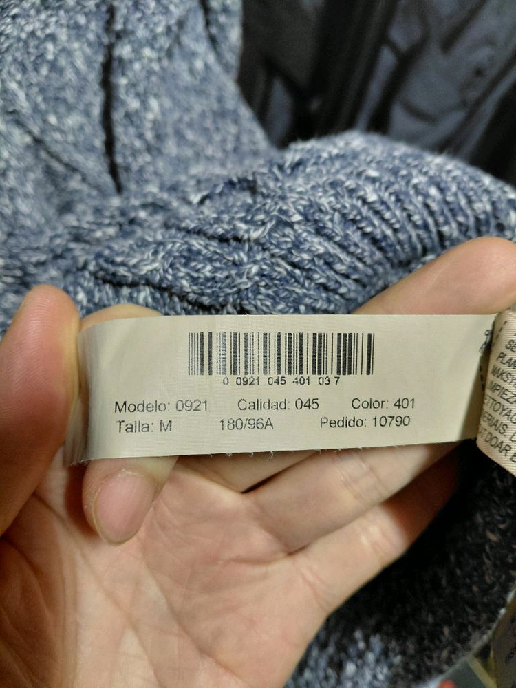 [마시모두띠]코튼 케이블 라운드넥 니트 스웨터 M(95)사이즈--4