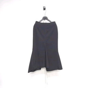 TIME 타임 블랙 춘하추 머에이드플레어 롱 스커트 44 이미지