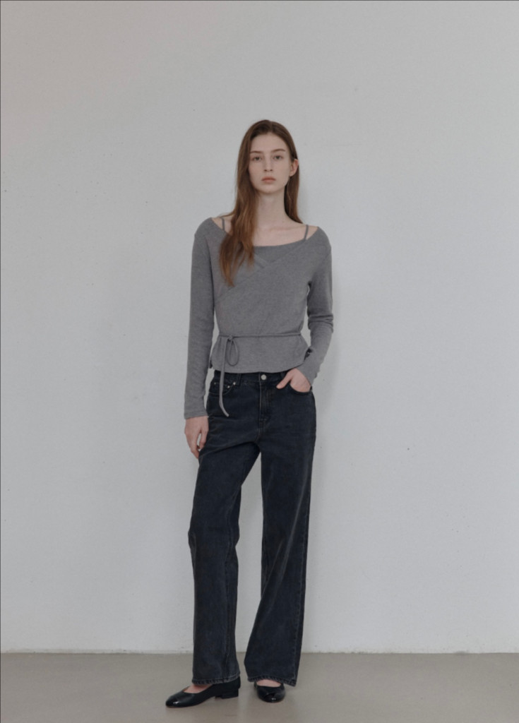 엘로주 레나 가디건 셋업 그레이 1회 두시간착용--3