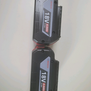 보쉬 배터리2개 6.0암페어