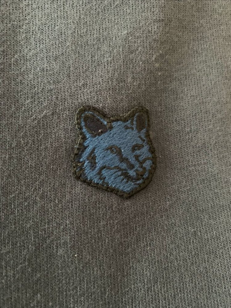 메종 키츠네 폭스 헤드 후드집업 네이비 XL 새상품 이미지