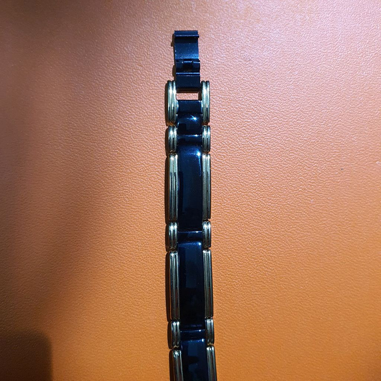 게르마늄 자석 세라믹 건강팔찌몸에 좋은건강팔찌 길이 22cm 이미지