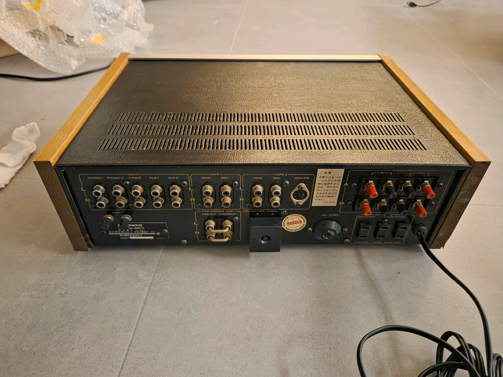 Pioneer 빈티지 스테레오 인티앰프--1