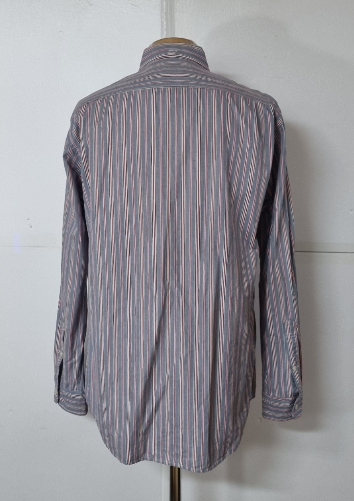 100)라코스테 스트라이프 긴팔 남방셔츠--2