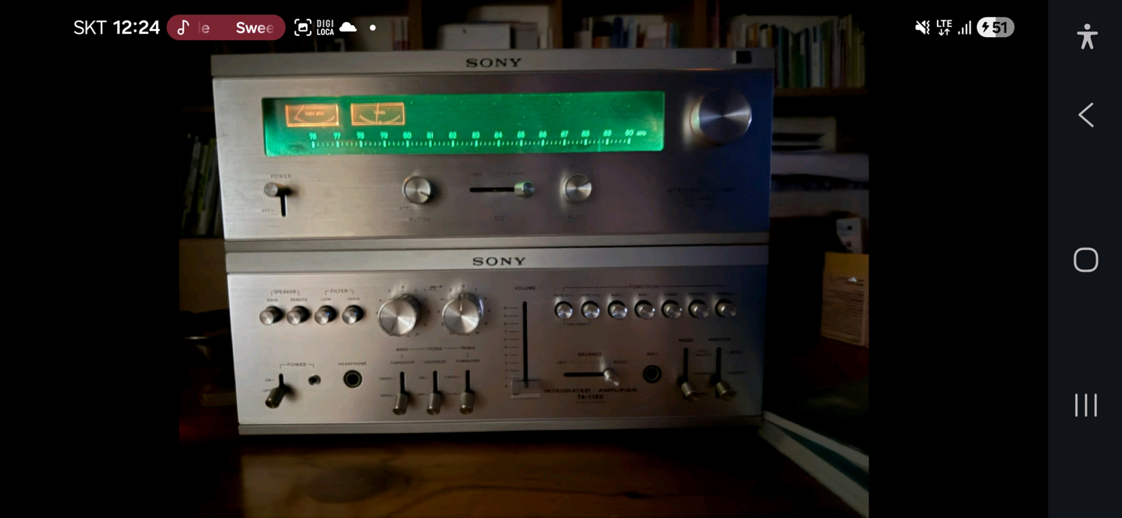 소니 TA-1150 인티앰프,소니 ST-5000F 튜너 팝니다--1