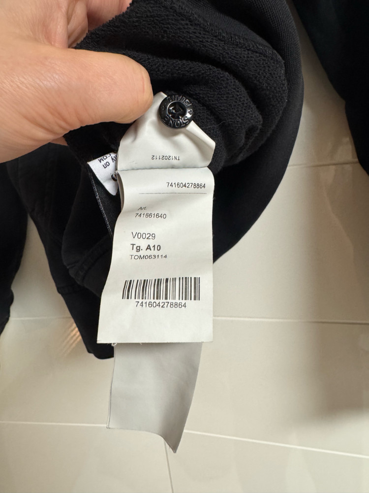 스톤아일랜드키즈 주니어 후드10y (블랙)--2