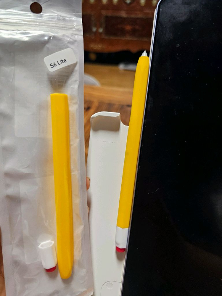 새상품)S 펜슬 케이스 (노란색)--1