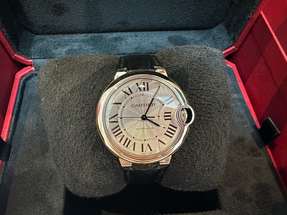 정품 까르띠에 발롱블루 36 오토매틱--1