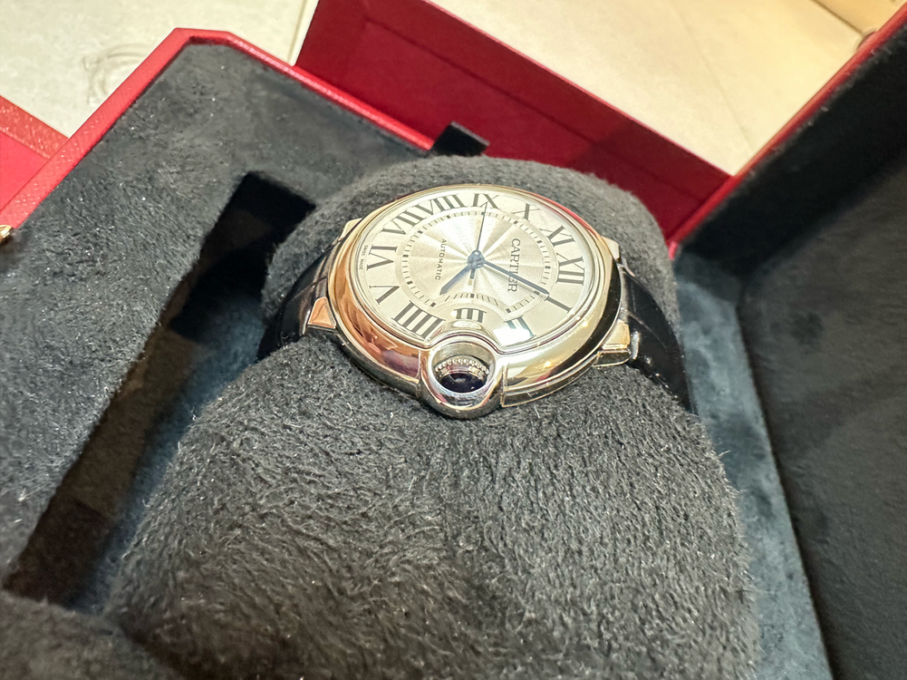 정품 까르띠에 발롱블루 36 오토매틱--3