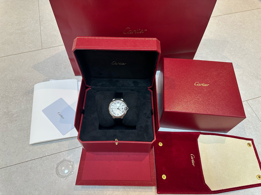 정품 까르띠에 발롱블루 36 오토매틱--6