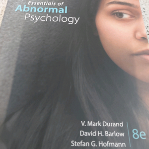 Cengage 이상심리학 개론 8판 교재