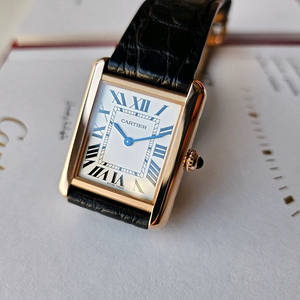 까르띠에 탱크솔로 로즈골드 스몰