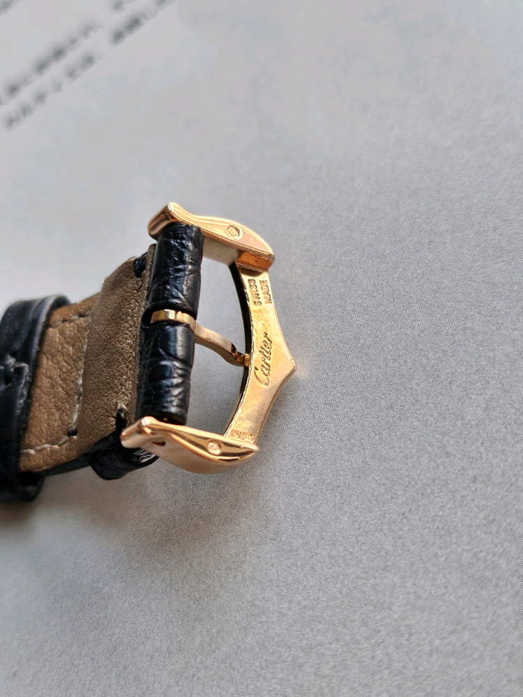 까르띠에 탱크솔로 로즈골드 스몰--5