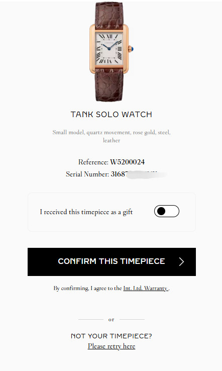 까르띠에 탱크솔로 로즈골드 스몰--7