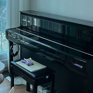 S급) 야마하 디지털 고급모델 clp885 유광블랙 그랜드피아노 느낌 이미지