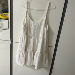 Avanadress 캉캉 슬리브리스 원피스 아이보리