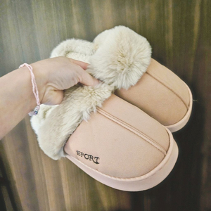 러블리 핑크 어그 슬리퍼