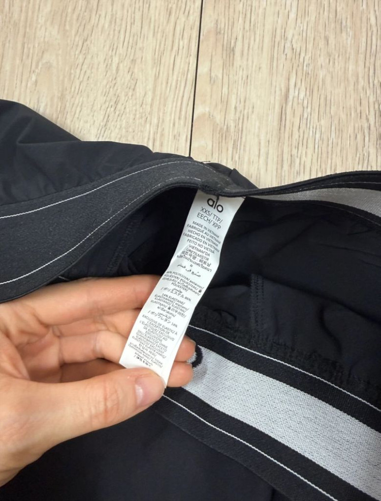 alo 알로 요가 수트업 트라우저 레귤러 블랙 XXS 새상품 (기장수선)--3