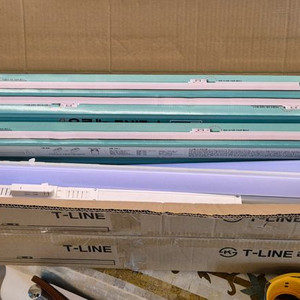 라인조명 주백색 T7 조광형 디밍 밝기조절 T라인 레일등