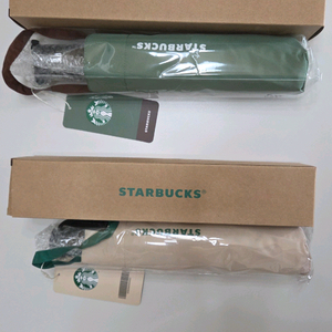 스타벅스 3단 자동우산 (2개) 택배무료 이미지