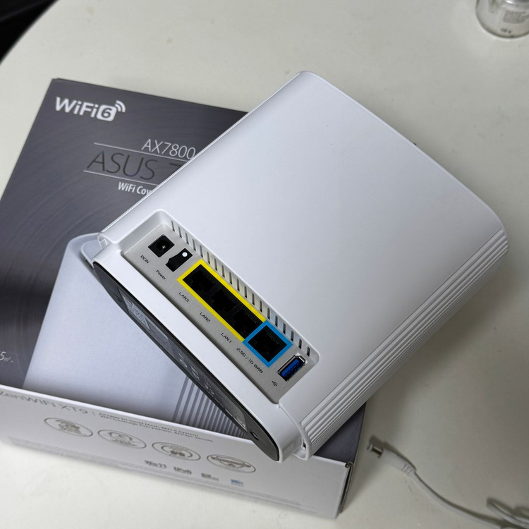 ASUS ZenWiFi AX7800 XT9 트라이밴드 메시 공유기 와이파이 라우터 WiFi6 팝니다. 이미지