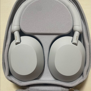 소니 WH-1000XM5 실버 헤드폰