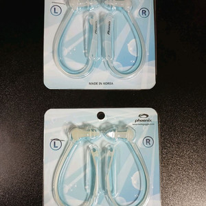 수영 피닉스 귀마개 끈달린 실리콘 라운드형 PNE-300 1+1 2개 이미지