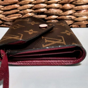 Louis Vuitton Monogram Victoriane Leather Wallet 가죽지갑 정품 남여공용3단