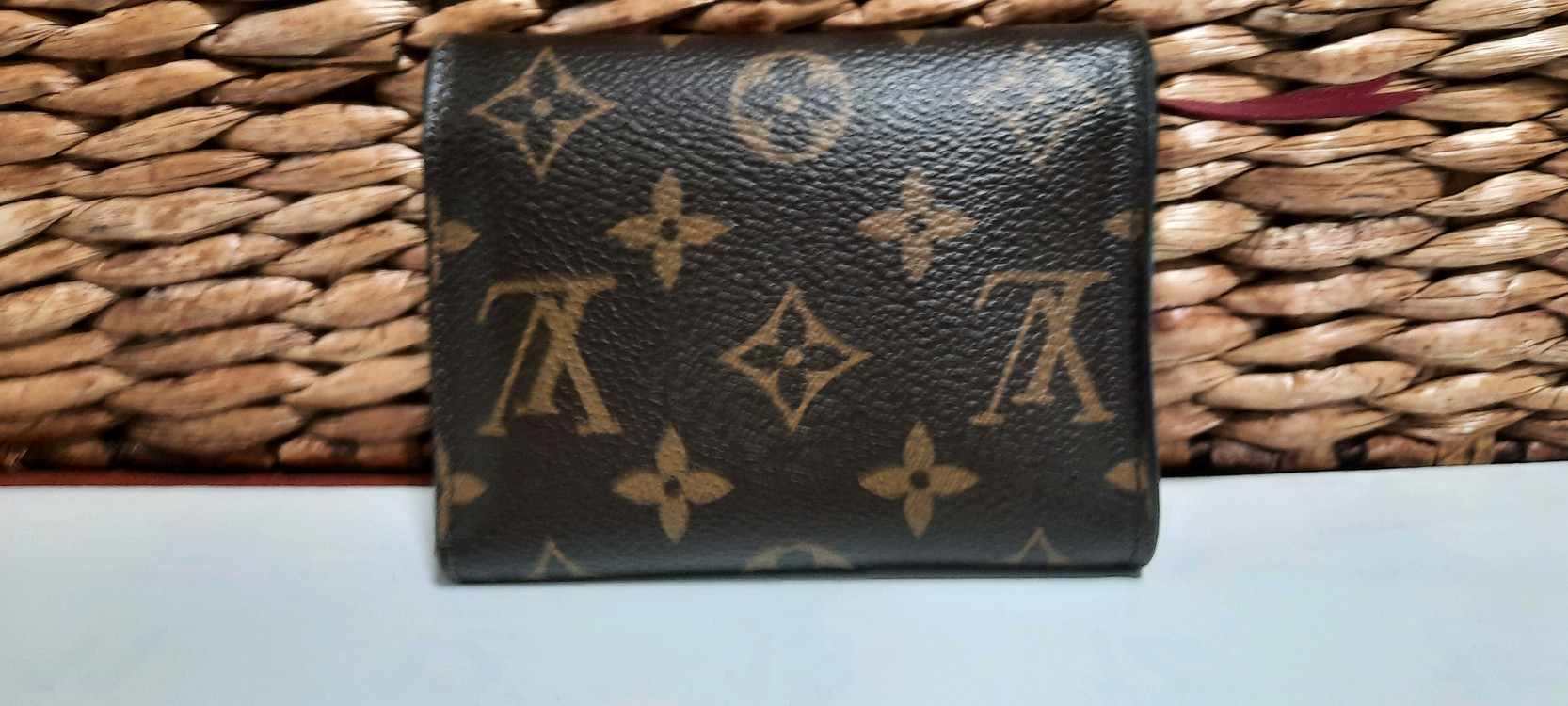 Louis Vuitton Monogram Victoriane Leather Wallet 가죽지갑 정품 남여공용3단--5